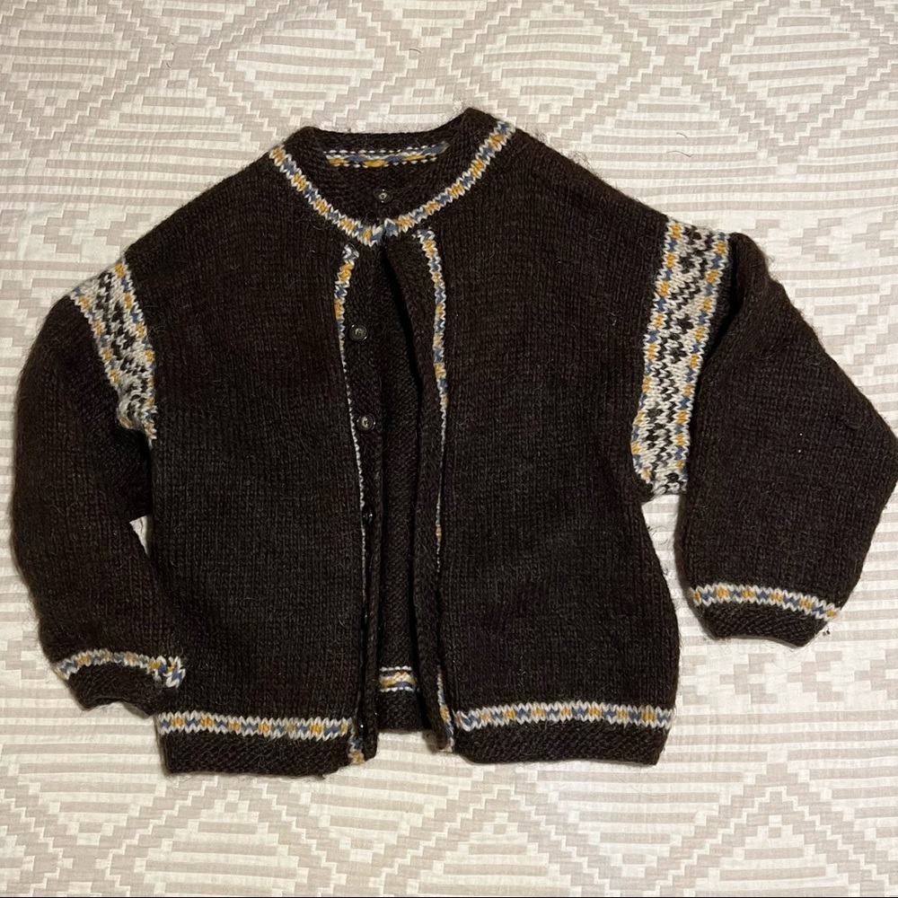 Handmade vintage wool sweater